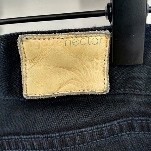 Agave Nectar La Delgada Slim Fit Cigarette Cut Blackout Supima Flex Jean Size 27 - Picture 6 of 9